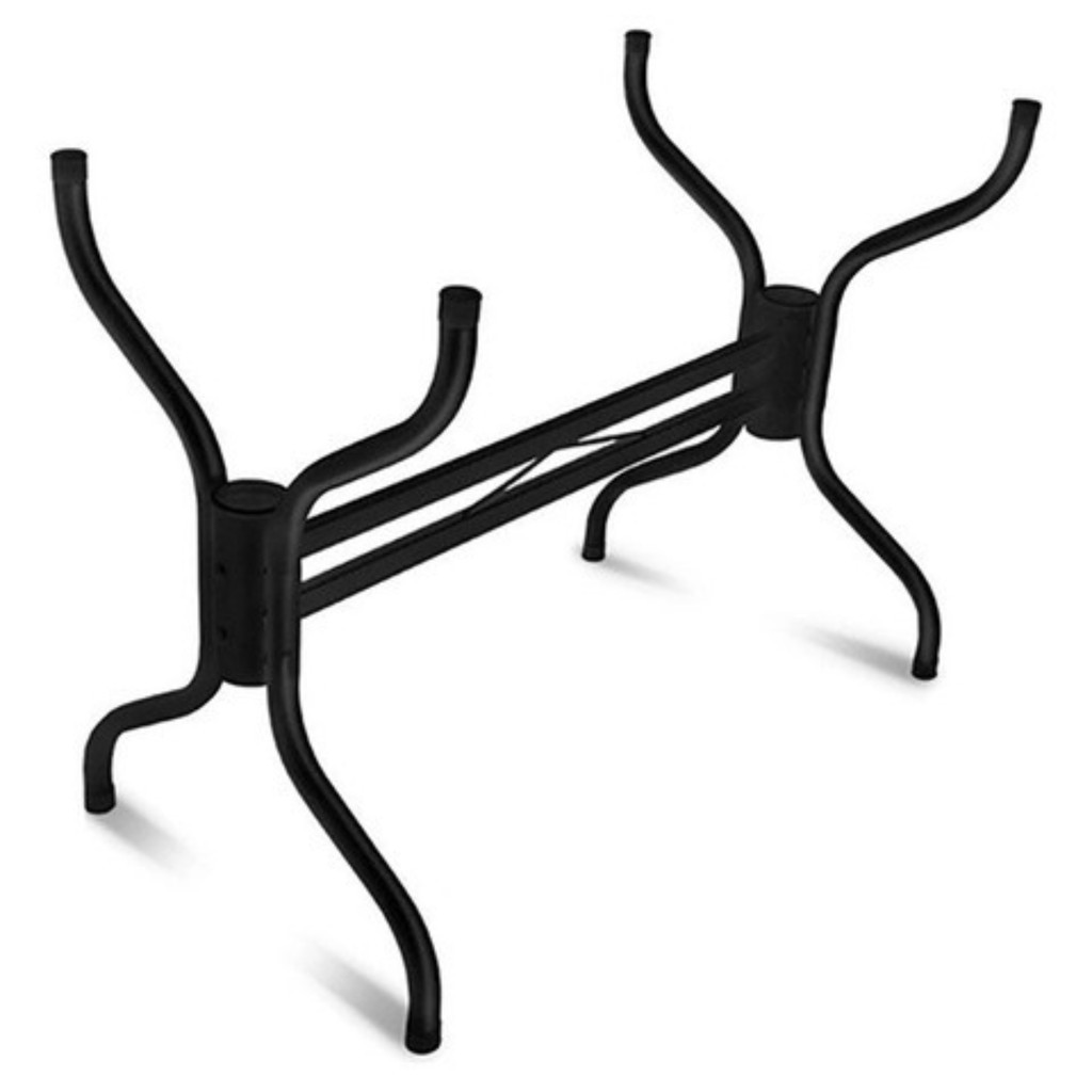 Base Para Mesa de Jantar Cozinha Armação de Ferro Tampo Até 1,50 Vidro ...