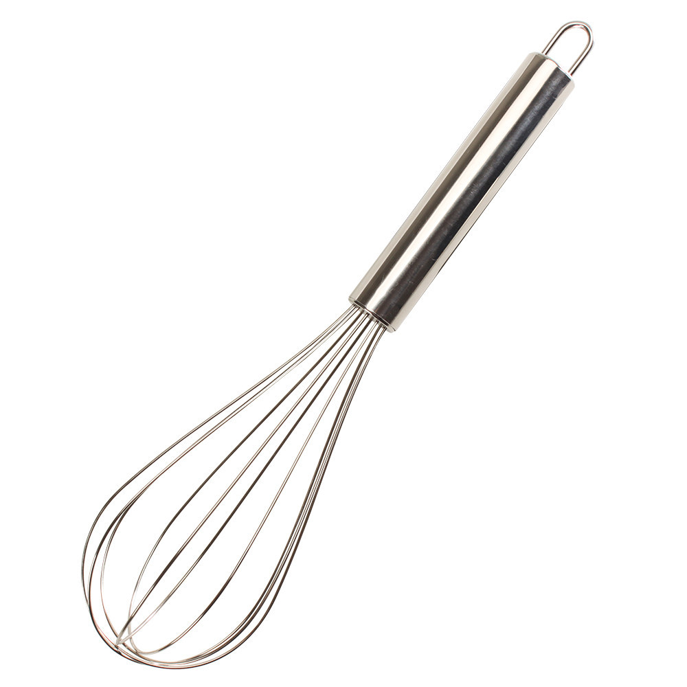 Bate Clara Fouet de Inox 26cm Batedor Inox Confeitaria