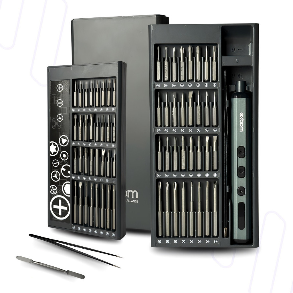 Kit Chave De Precisão Elétrica Reparo Celular Fenda Sem Fio