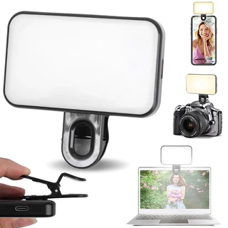 Mini Lâmpada De Preenchimento Selfie Portátil Para Telefone Celular Luz Computador
