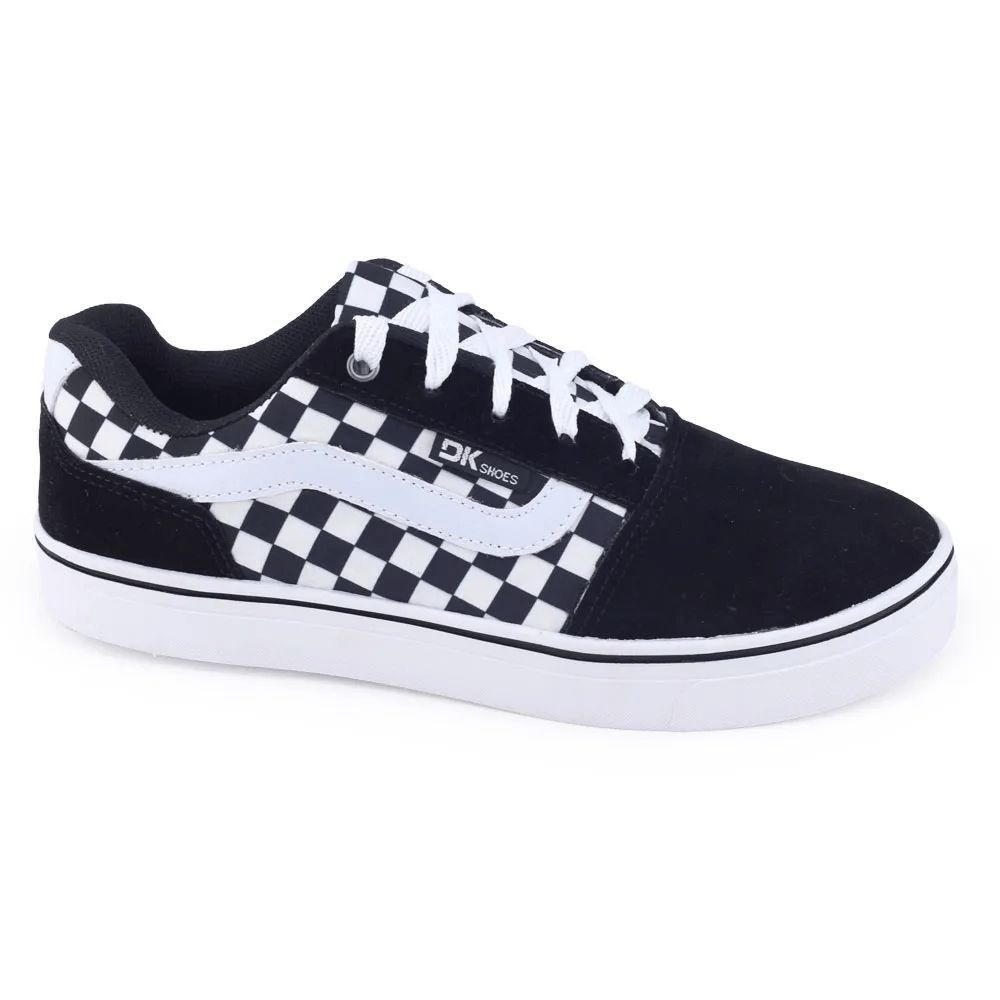Tênis Unissex DK Shoes VS13 Sport Urban Casual Streetwear Xadrez