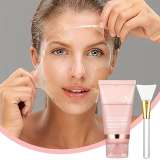 Máscara Facial YL Colágeno Nocturna De Embalagem , Descascador De Hidrolisado , Pele Lisa E Apertada , Reduzir Linhas Finas Cansaço , Cuidados Com A Para Todos Os Tipos De