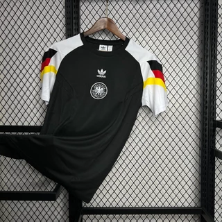 Camisa De Futebol Esportiva De Venda Quente Seleção Nacional Alemã 2024-25 UEFA Copa Européia Estilo vintage Masculino Tamanho S-XXL