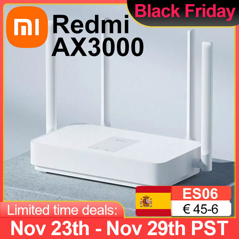 Xiaomi Redmi Ax3000 Router Gigabit Amplificador Wifi 6 Repetidor De ...