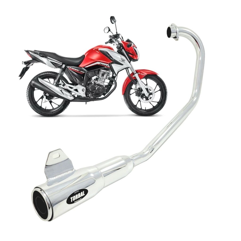 Escape Torbal Nano Baby Cromo Cg 160 Ex Start ESDi 15-23 | Shopee Brasil