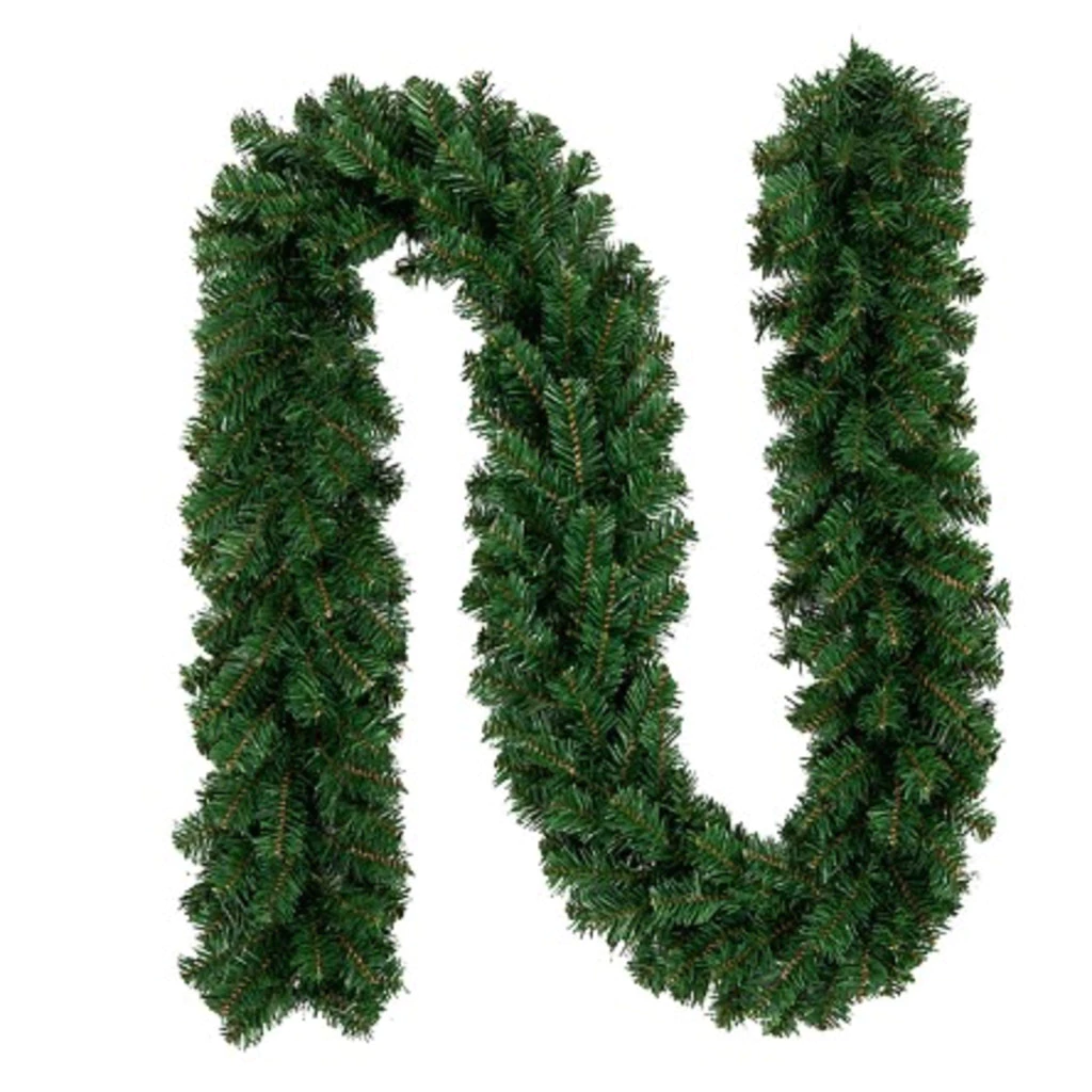 Festão Aramado Galhos Verde Cru Enfeite de Natal