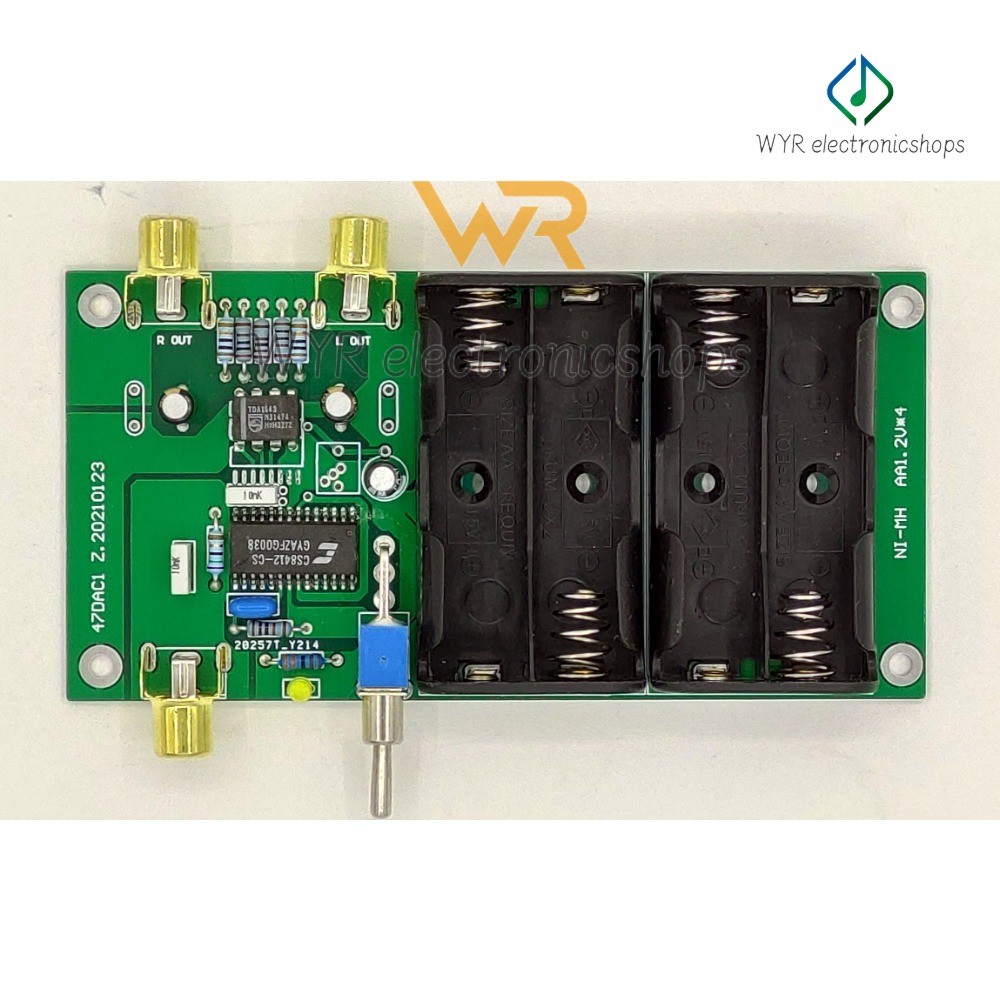 Placa de produto acabado Tda1543 Decodificador 47lab dac | Shopee Brasil