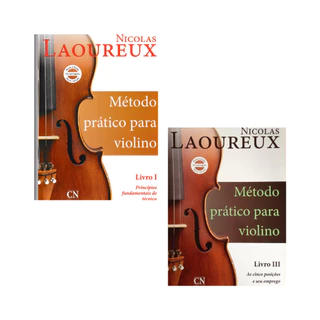 KIT COM 2 UNID.MÉTODO PRÁTICO PARA VIOLINO VOL. 1 E 3 - NICOLAS LAOUREUX