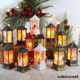 Natal LED Night Light Papai Noel Boneco De Neve Luz De Fadas Lanterna Ornamento De Mesa 2024 Decoração Para Casa 2025