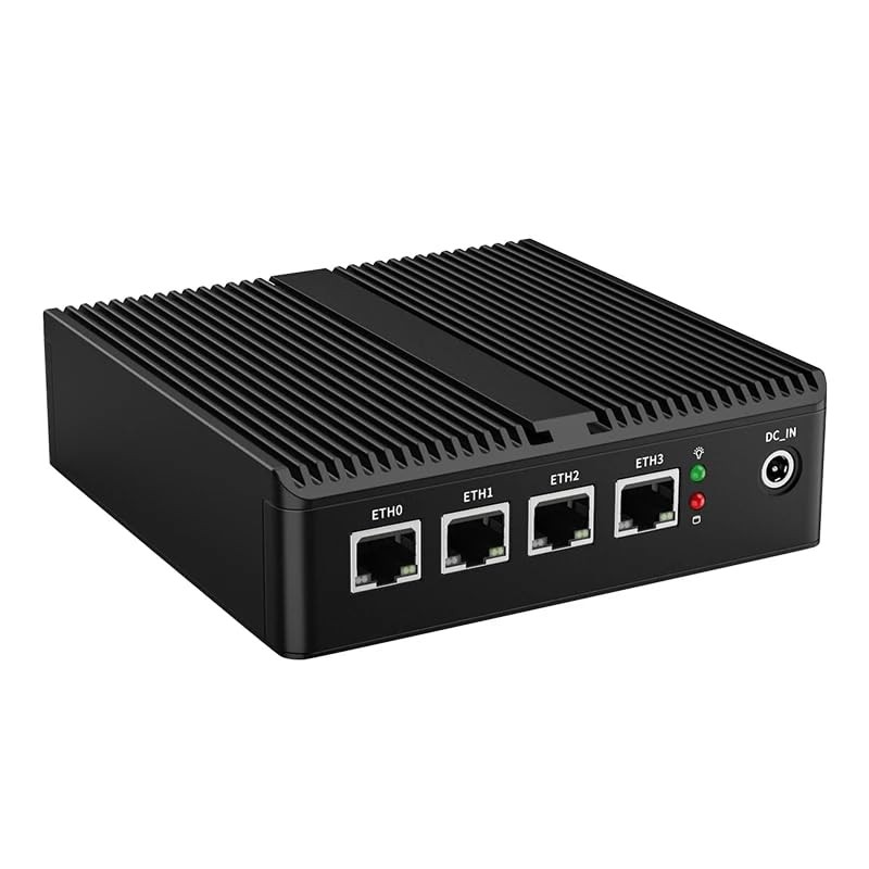 Aparelho Micro Firewall HKUXZR , 4 Portas LAN Inter i226-V 2.5Gbe ...