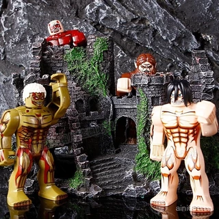 Compatível com a série de anime Lego gigante retiro anão corpo de investigação quebra-cabeça bloco de construção brinquedo pequeno PFFG