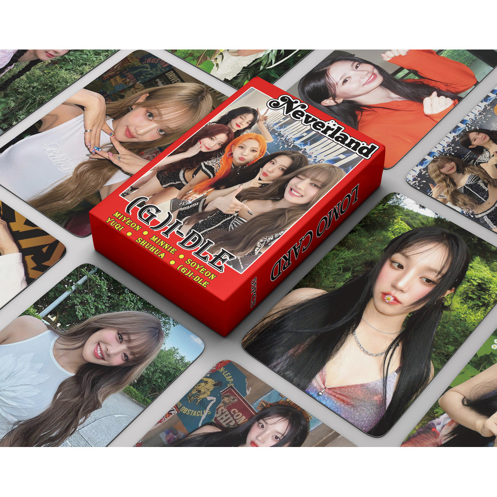 55 Unidades (G) I-DLE DOL Lomo Cards neverland Klaxon SWAY 2o