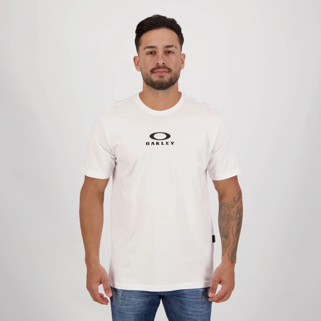 Camiseta Oakley Bark New Branca
