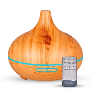 Difusor De Aromas Grande 500ml Umidificador De Ar Ultra Sônico Potente Temporizador ate 6h Difusor
