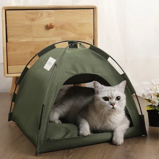 Tenda ao ar livre para animais de estimação no ninho de gato de verão