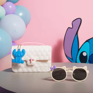Kit Bolsa Infantil Lilo Óculos Chaveiro Stitch Feminina Infantil Menina Dia Das Crianças Promoção