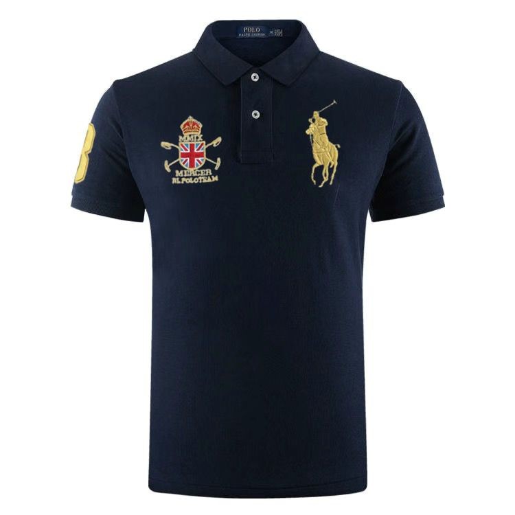 Readystock Masculino Manga Curta casual Verão Camisa polo Clássica Camiseta 10.11