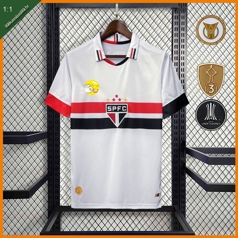 24/25 Futebol Camisa Casa Patch AETK