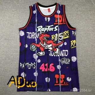 Bordada Camiseta Toronto Raptors #15 Vince Carter 1999-00 Camisa Regata Basquete roxo Jersey