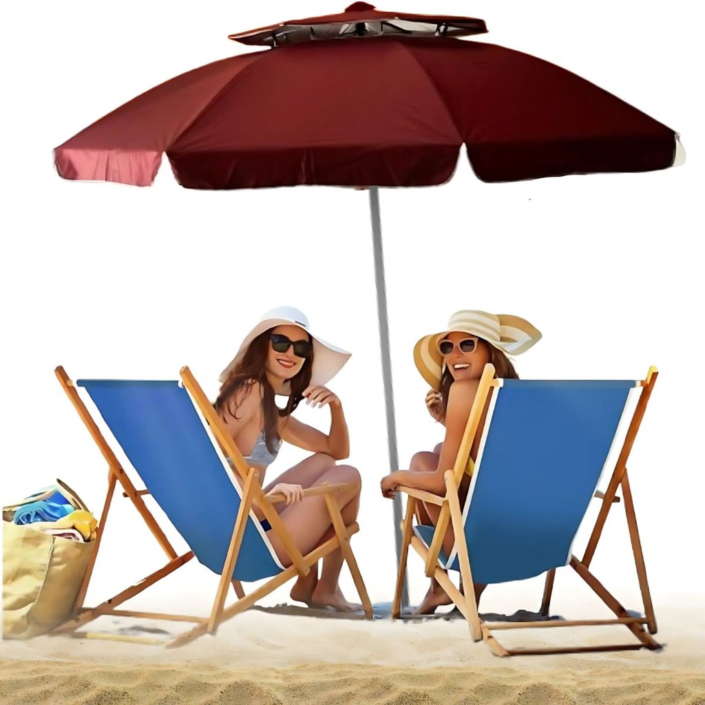 Guarda-sol Para Churrasco Praia Alumínio 2,40 Metros Giga