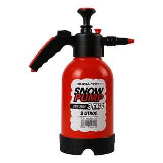 Pulverizador Manual Snow Foam Pump Pressão Hibrido 3 em 1 Capacidade 2 Litros Lavagem e Higienização