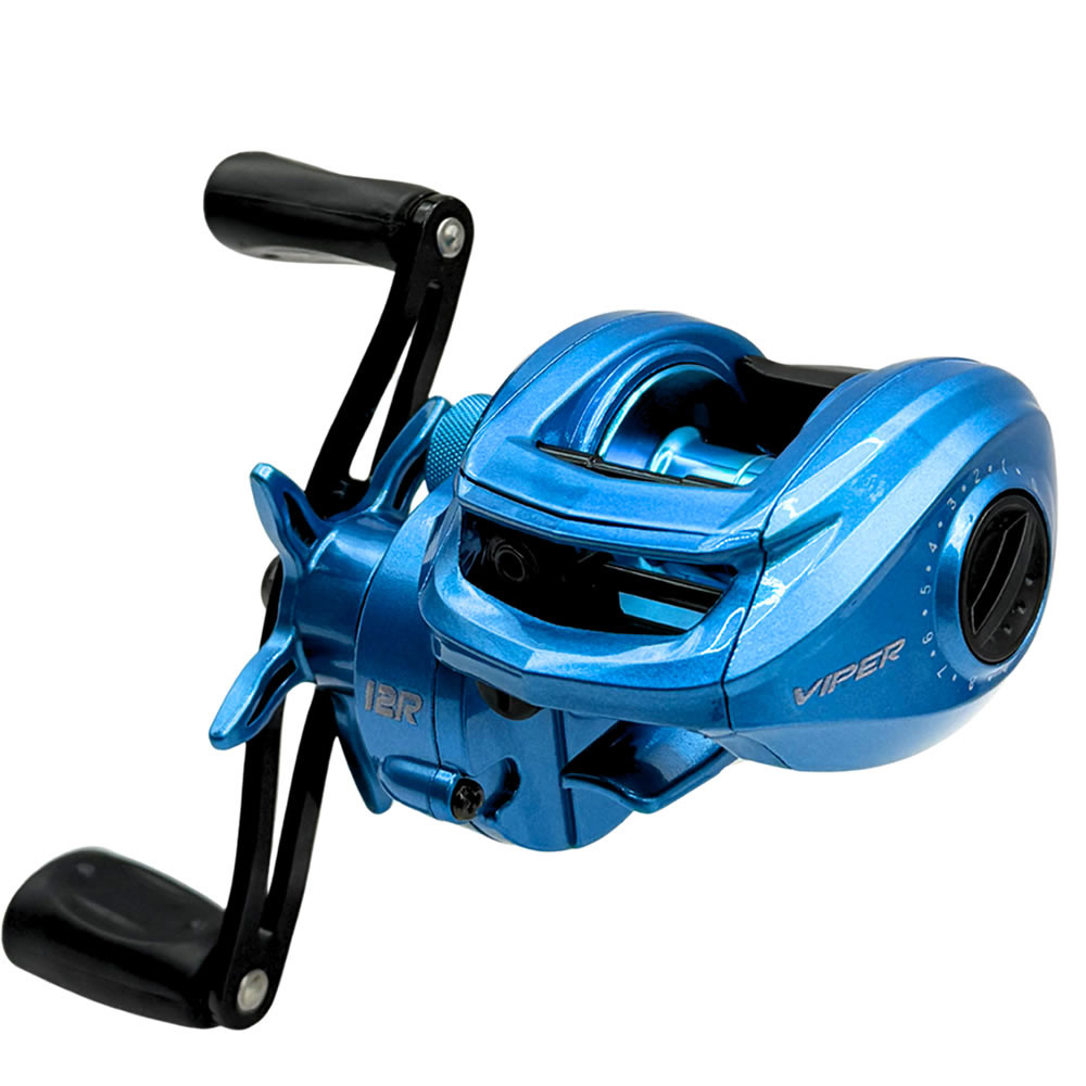 Carretilha de Pesca Makis Fishing Viper 12 Rol Anti Cabeleira | Shopee ...