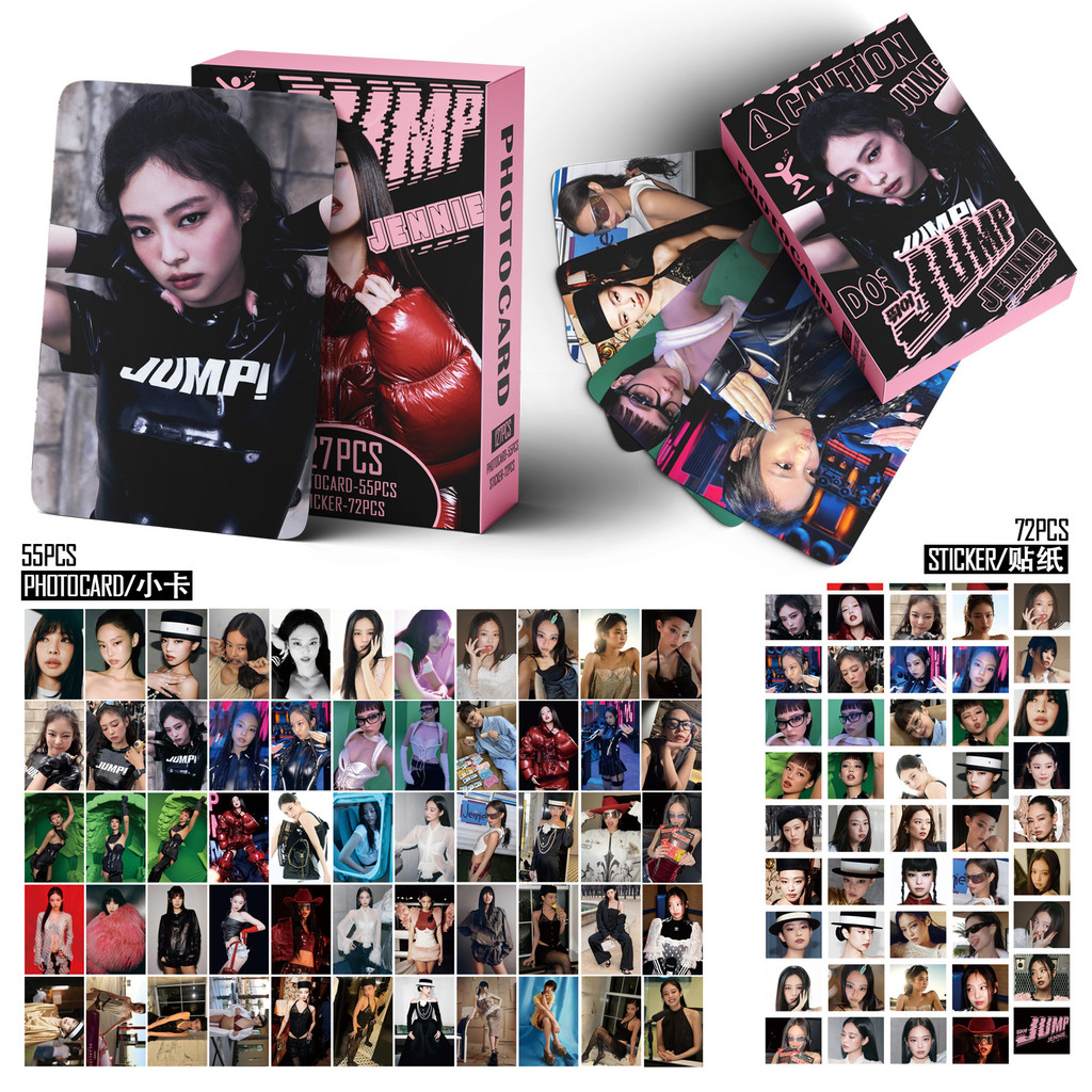 127 Unidades/Caixa BLACKPINK Solo JENNIE Photocards JUMP KPOP