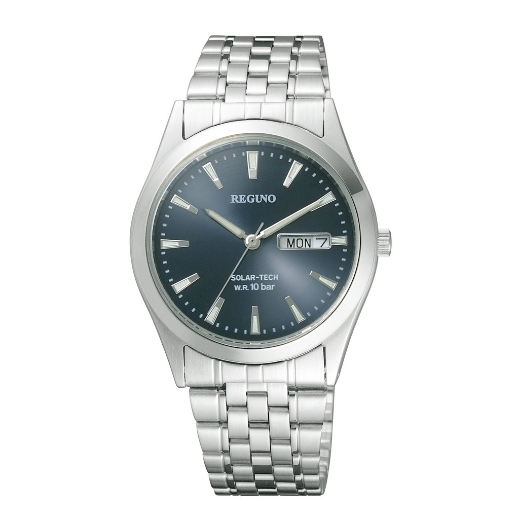 Relógio masculino Citizen Reguno Solar Tech Standard modelo RS25