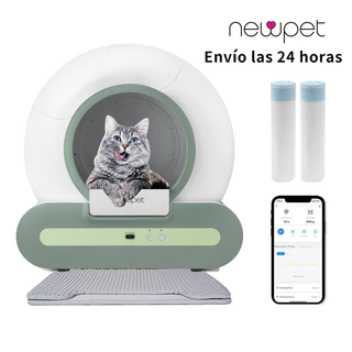 Newpet 65l Caixa de areia autolimpante para gatos caixa de areia automática para gatos autolimpante -Bivolt
