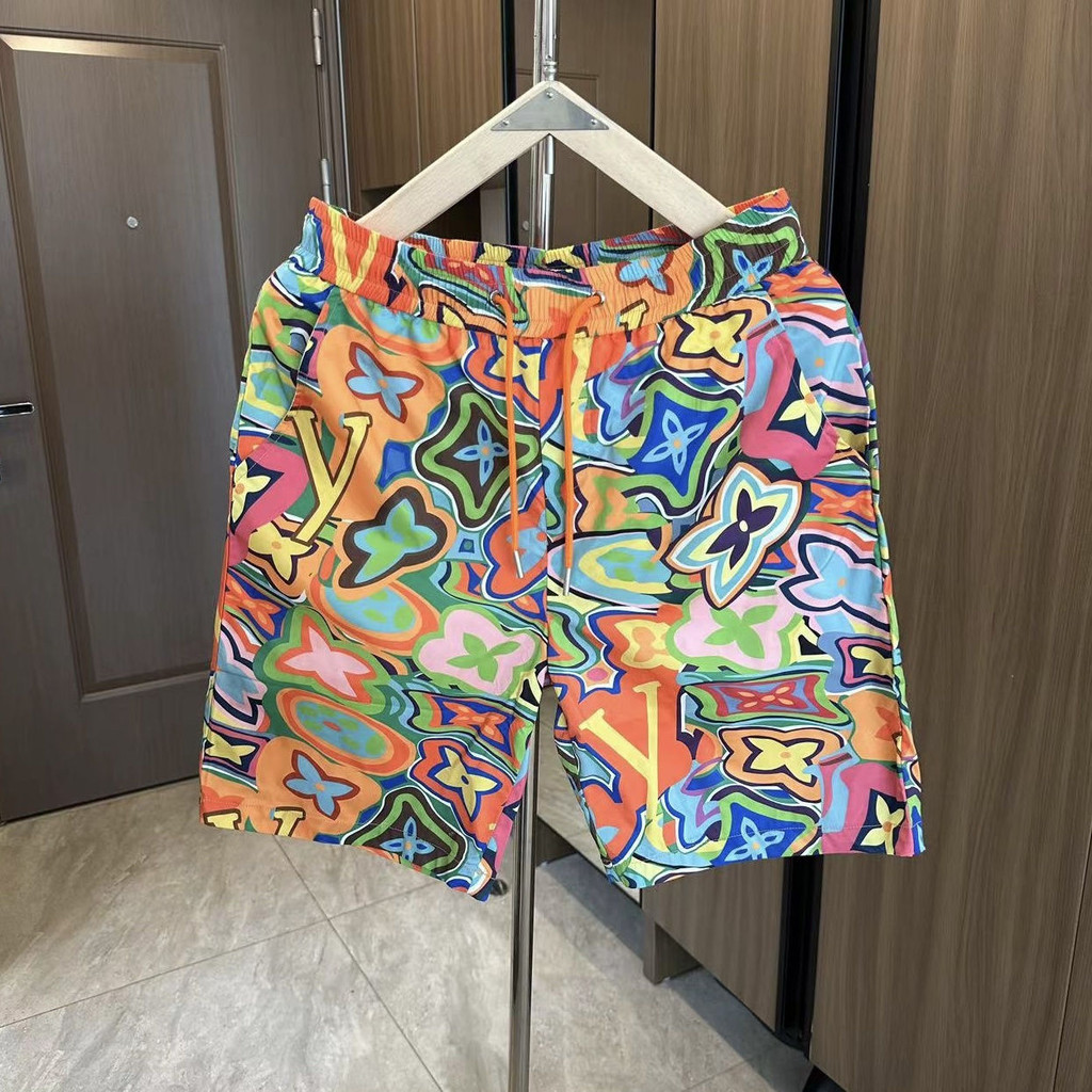 Calções de Verão Novo Estilo Moda Moda Moda Moda Masculina Calças de Praia Coloridas