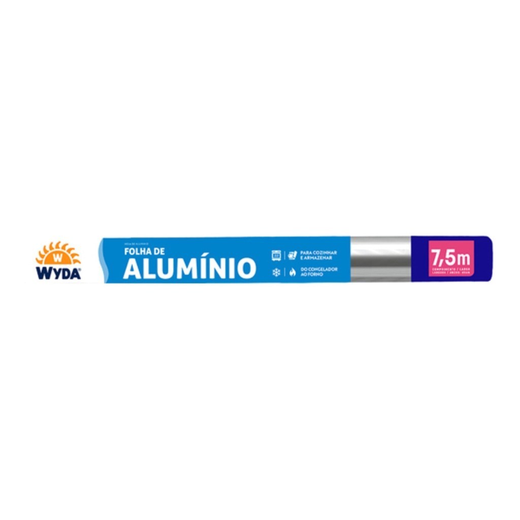 ROLO DE ALUMINIO 45X7,5 WYDA | Shopee Brasil