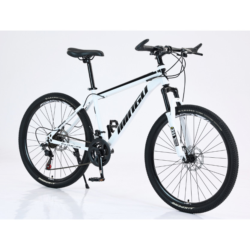 Bicicleta Aço Carbono Aro 26 P Freios A Disco 24 Marchas