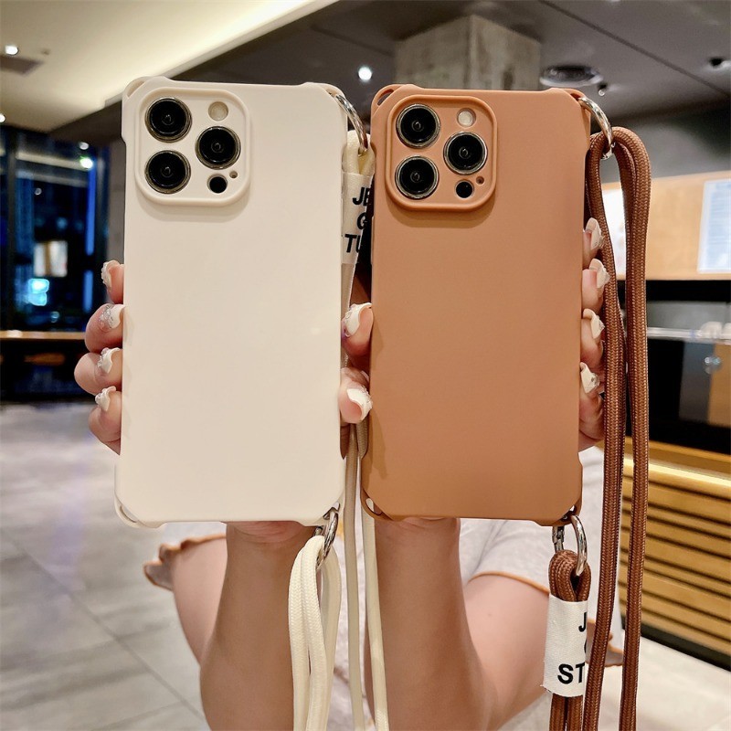 Custodia Per Cellulare Con Cordino A Tracolla Con Catena Di Perle Per - Foto 3