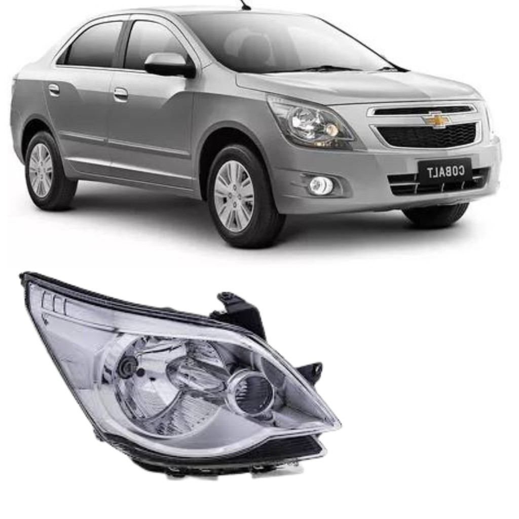Farol Chevrolet Cobalt lt ltz 2011 2012 2013 2014 2015 LD | Shopee Brasil