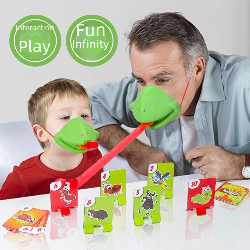 Fantástico Tik Tok Frog Mouth Tongue Board Game Snakehead Lagarto ...