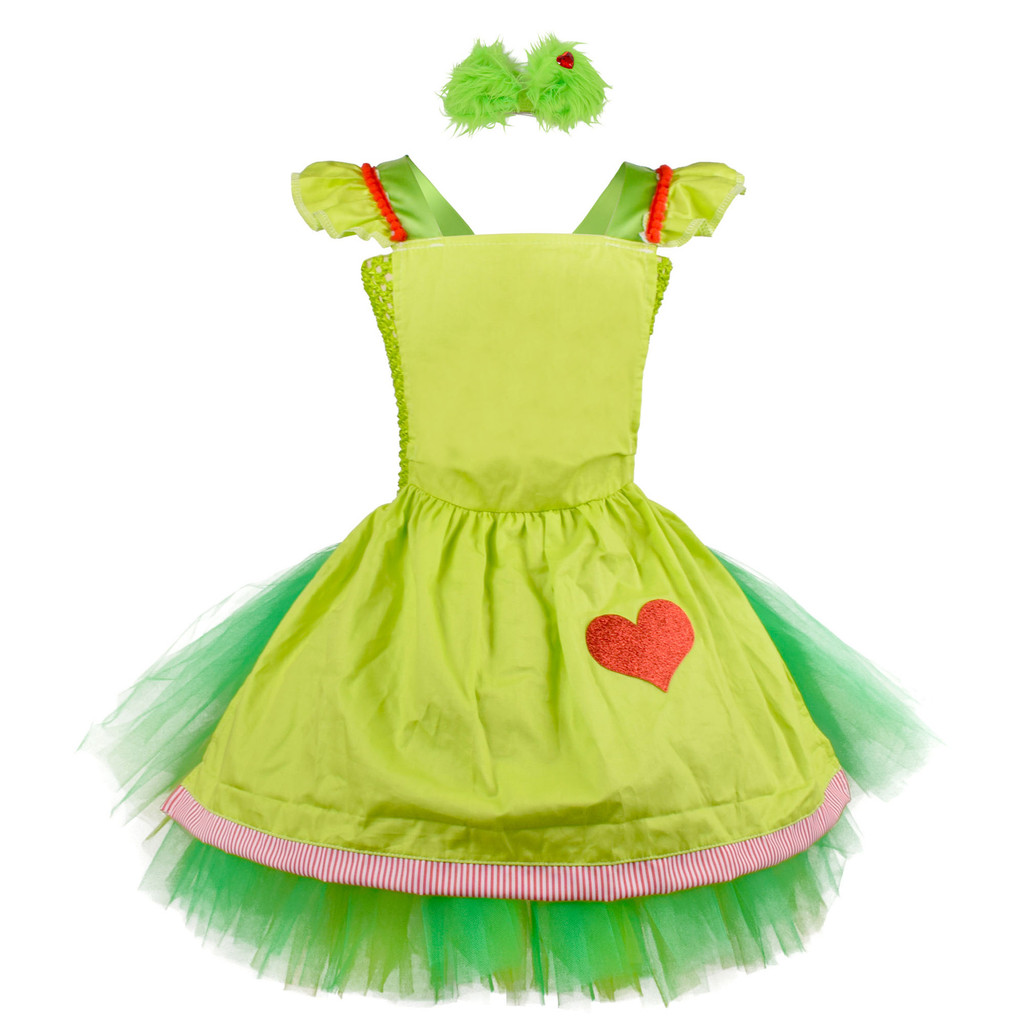 Vestido De Natal Para Meninas Grinch Festa De Halloween