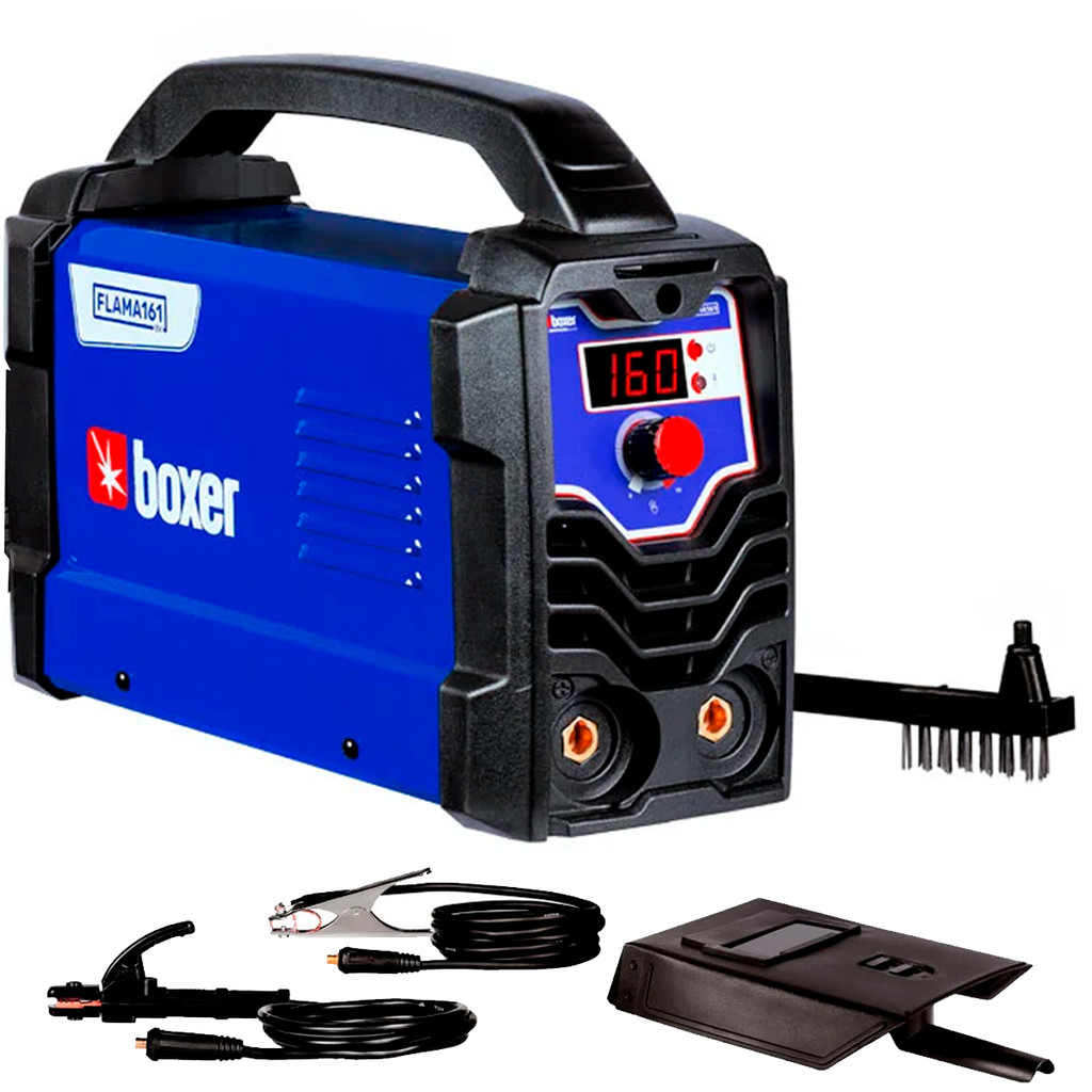 Máquina Inversora De Solda 160a Bivolt Flama 161 Boxer Cor Roxo 110v/220v Bivolt