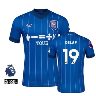 Edição Dos Fãs 2024/25 Ipswich Town Home Football Jersey E Shiirt S-4XL , Pode Adicionar Seu Nome Número