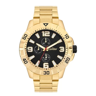 Relógio Condor Masculino Civic Dourado - CO6P27AA/4P