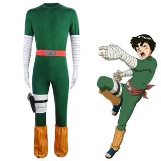 Lee Rock cos traje Ninja cosplay traje Naruto roupas quadrinhos mostrar cosplay roupas de Halloween