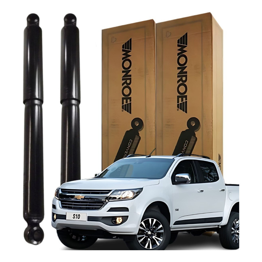 Par Amortecedor Traseiro S10 2012 a 2024 Original Monroe | Shopee Brasil