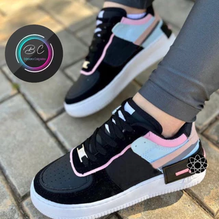 TENIS FEMININO BRANCO/ROSA/CARAMELO/LILÁS/PRETO 34 ao 39 ENVIO IMEDIATO EM 24HRS LEVE CONFORTÁVEL PARA O DIA A DIA MODA BLOGUEIRA LANÇAMENTO NOVIDADE