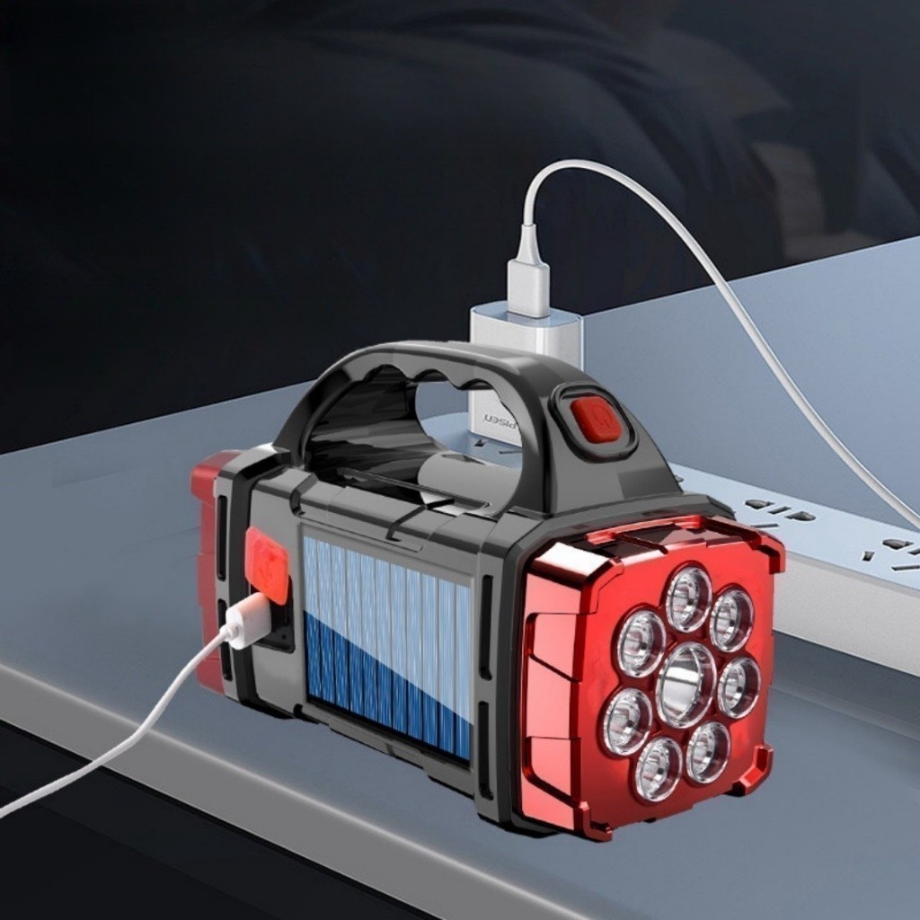 NOVO 2024 Lanterna Holofote Super Led Potente Recarregavel Usb Solar New Arrivals