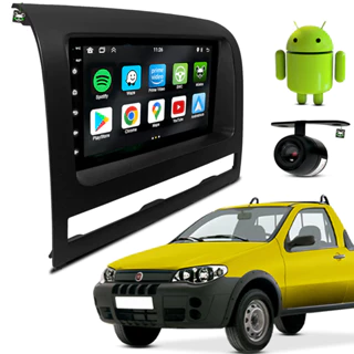 Kit Central Multimidia Android 7 Pol Strada 2004 2005 2006 2007 2008 2009 2010 2011