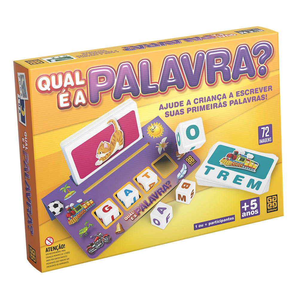 Jogo de Mesa - Qual É A Palavra - Grow - 3952