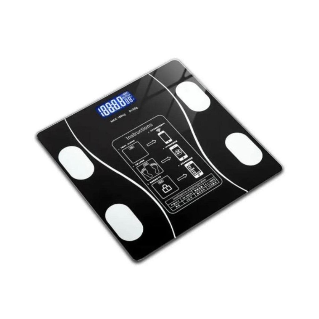 Balança Digital Bioimpedancia Bluetooth App Peso 180kg | Shopee Brasil