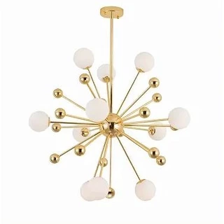 Lustre Estrela Dourada 80cm