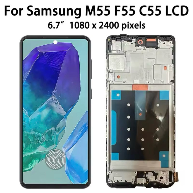Tela Touch Display Lcd Para M55 5g M556 Original Samsg Com Aro Testado ...