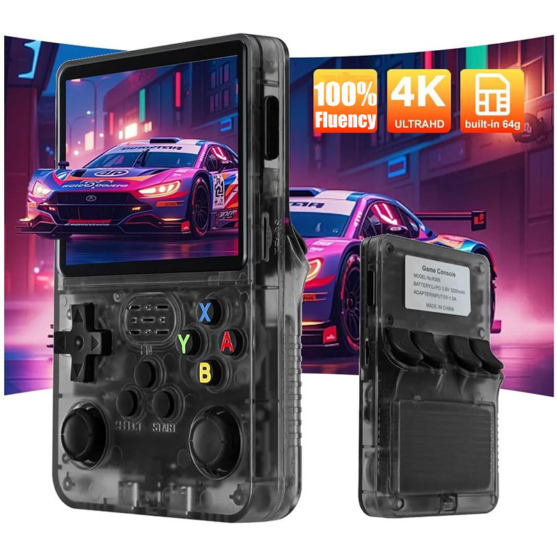 R36S Retro Handheld Console De Videogame Sistema Linux Tela IPS De 3.5 ...