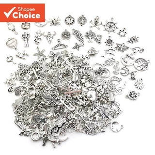 Contas Mistas De Liga De Metal Para Fazer Joias DIY-Perfeitas Elaborar Pulseiras , Colares E Brincos Exclusivos ! em Oferta na Shopee